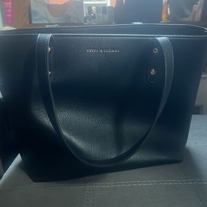 Poppy & Peonies Go-Getter Black Tote: Holds Stanley!